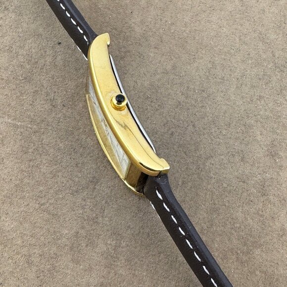 Vintage Classic Reto Oleg Cassini Tank Style Watchwith Roman Numerals main image 8